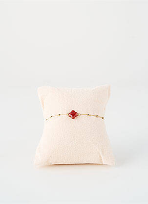 Bracelet fermeture fermoir mousqueton or ZAG femme