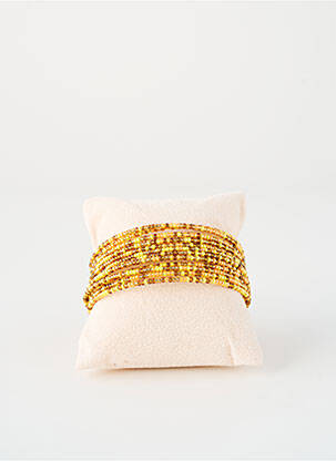 Bracelet ornement perles jaune STARDUST FACTORY femme