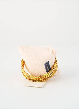 Bracelet ornement perles jaune STARDUST FACTORY femme