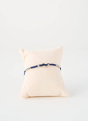 Bracelet matériaux métal bleu ZAG femme