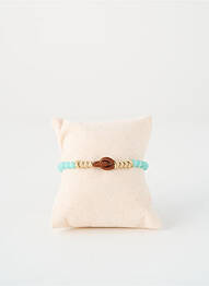 Bracelet ornement pierre bleu ZAG femme