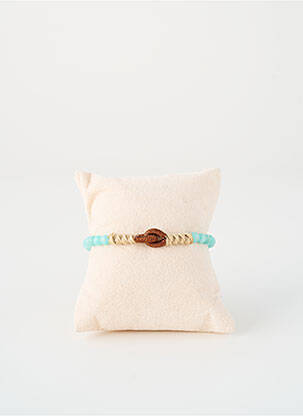 Bracelet ornement pierre bleu ZAG femme