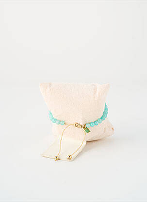 Bracelet ornement pierre bleu ZAG femme