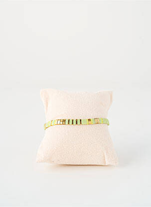 Bracelet matériaux métal vert ZAG femme