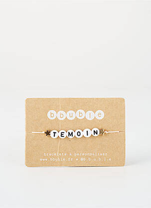 Bracelet blanc BBUBLE femme