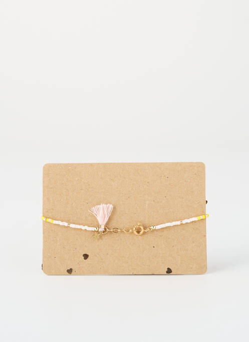 Bracelet ornement perles blanc BBUBLE femme