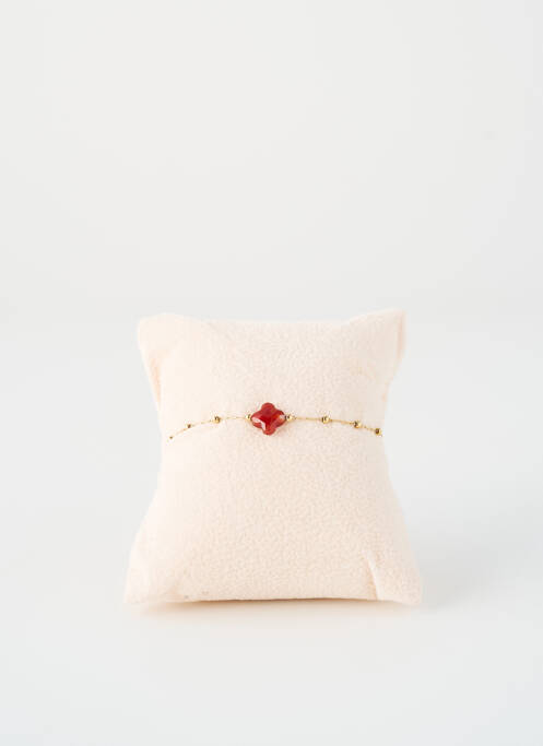 Bracelet fermeture fermoir mousqueton or ZAG femme