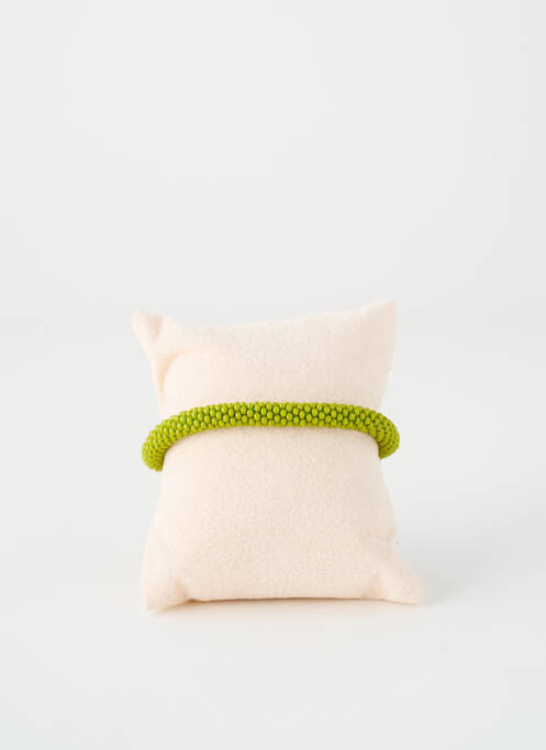 Bracelet ornement perles vert fonce STARDUST FACTORY femme