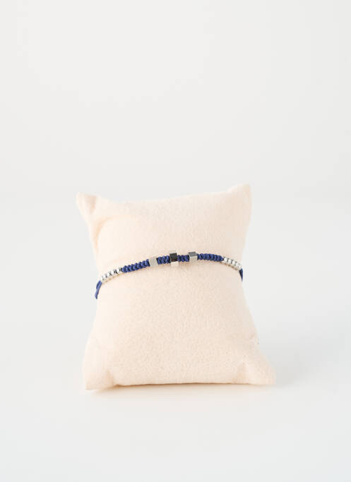 Bracelet fermeture fermoir mousqueton bleu ZAG femme