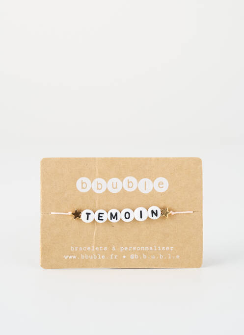 Bracelet blanc BBUBLE femme