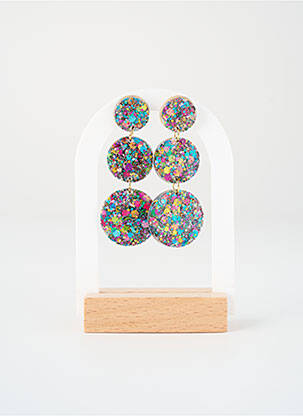 Boucles d’oreilles bleu ODETTE femme