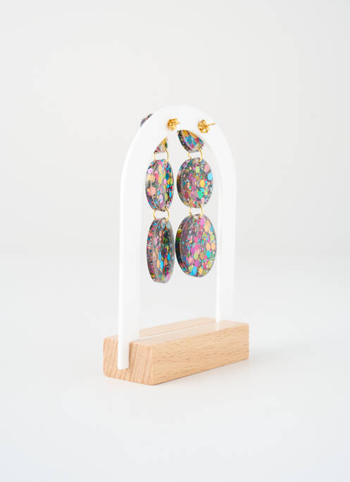 Boucles d’oreilles bleu ODETTE femme