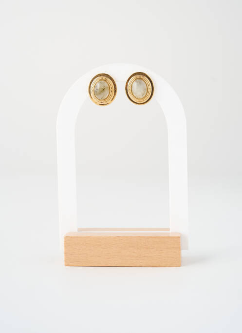 Boucles d’oreilles or ZAG femme
