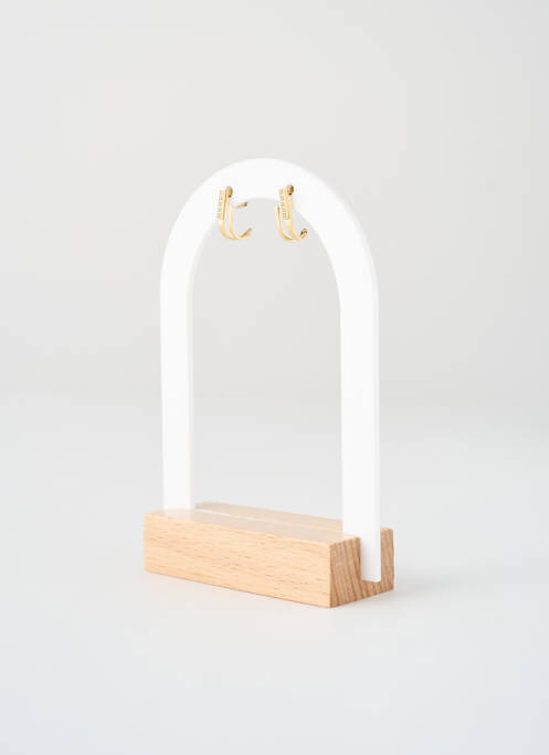 Boucles d’oreilles or ZAG femme