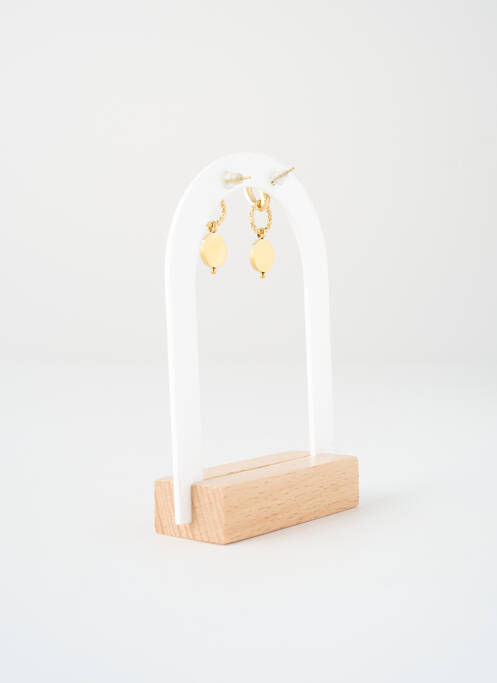 Boucles d’oreilles or ZAG femme