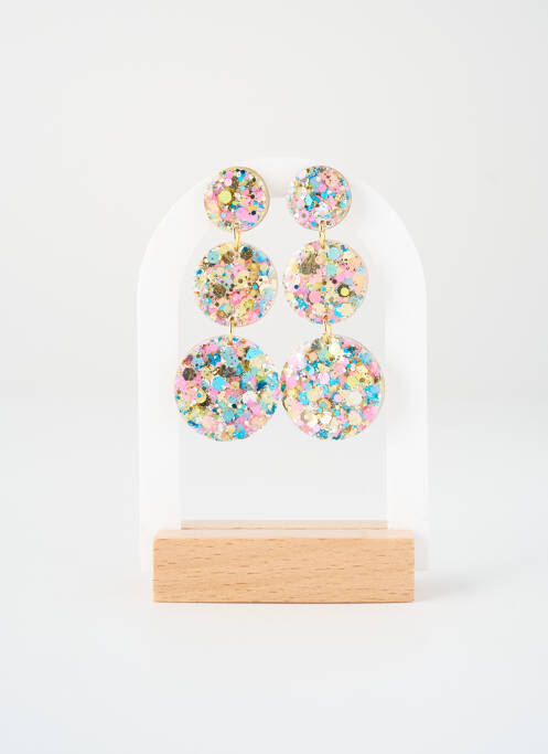 Boucles d’oreilles rose ODETTE femme