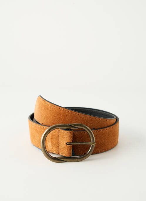 Ceinture réglable marron PIECES femme