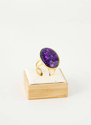 Bague violet ODETTE femme