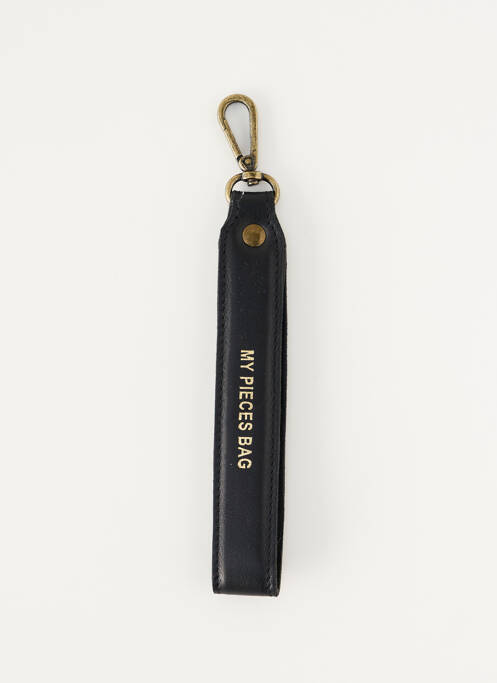 Porte-clé noir PIECES femme