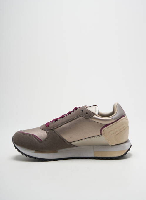 Baskets matière lisse talon plat jusqu'à 3cm gris NAPAPIJRI femme