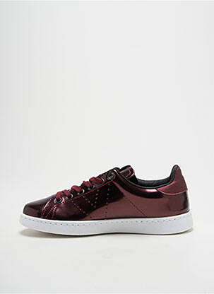 Baskets matière lisse talon plat jusqu'à 3cm violet VICTORIA femme