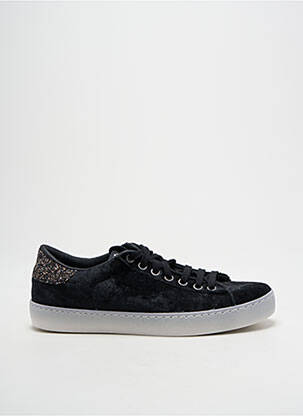 Baskets tissage tissage pailleté talon plat jusqu'à 3cm noir VICTORIA femme