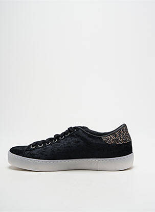 Baskets tissage tissage pailleté talon plat jusqu'à 3cm noir VICTORIA femme