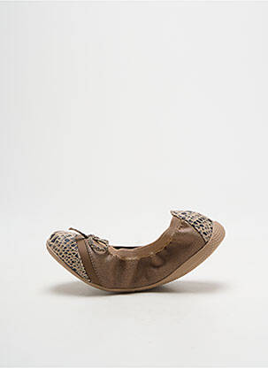 Ballerines bout rond bout rond marron LPB fille