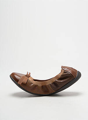 Ballerines bout rond bout rond marron LPB fille