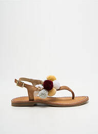 Tongs fermeture boucle(s) bout ouvert marron L'ATELIER TROPÉZIEN fille