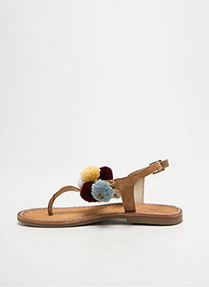 Tongs fermeture boucle(s) bout ouvert marron L'ATELIER TROPÉZIEN fille