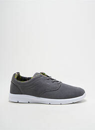 Baskets nubuck bout rond gris VANS garcon