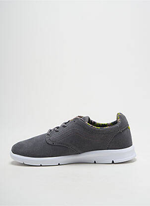 Baskets nubuck bout rond gris VANS garçon