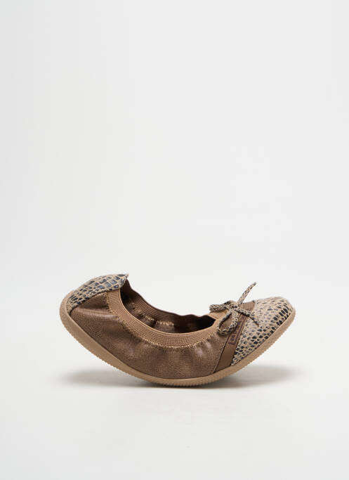 Ballerines bout rond bout rond marron LPB fille