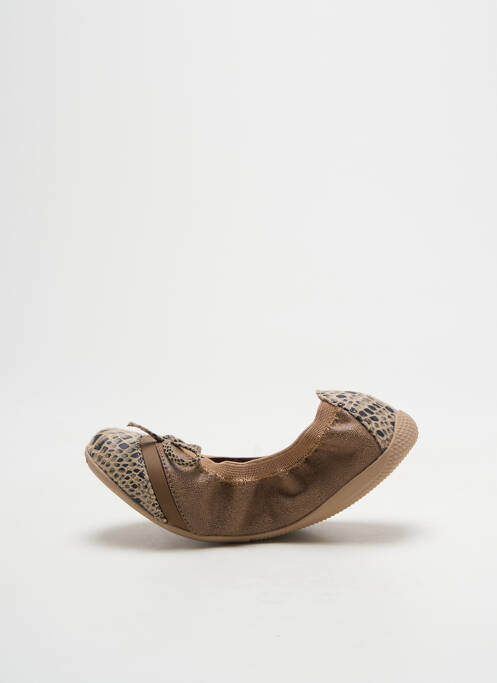 Ballerines bout rond bout rond marron LPB fille