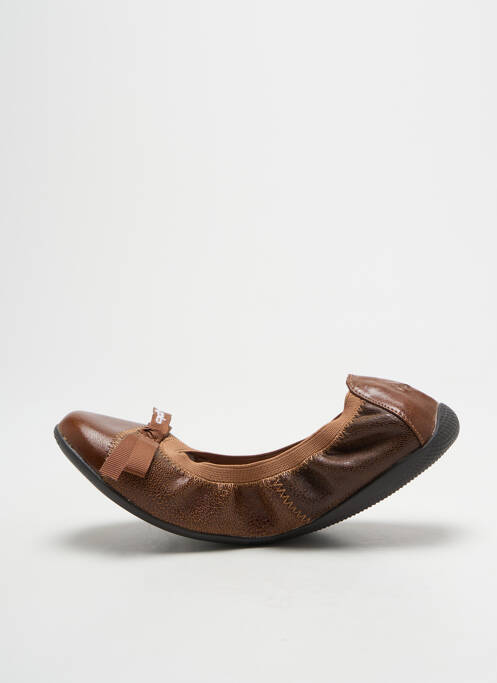 Ballerines bout rond bout rond marron LPB fille