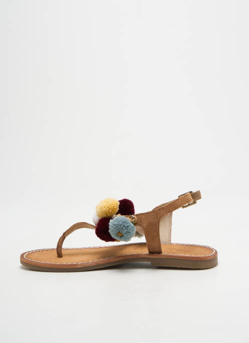 Tongs fermeture boucle(s) bout ouvert marron L'ATELIER TROPÉZIEN fille
