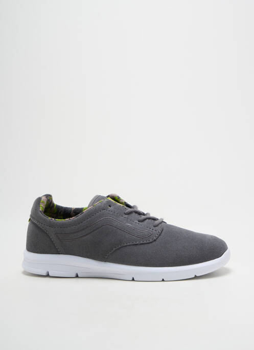 Baskets nubuck bout rond gris VANS garcon