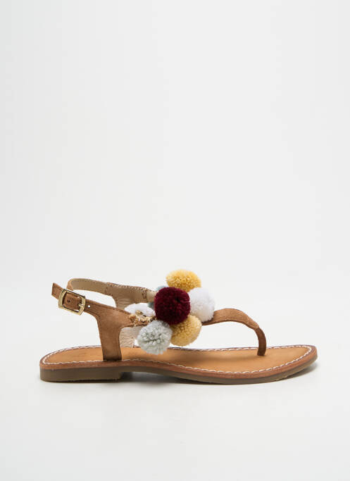 Tongs marron L'ATELIER TROPÉZIEN fille