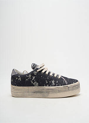 Baskets plateforme talon de 4 à 6cm noir NO NAME femme