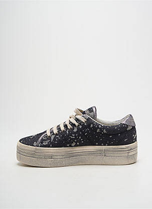 Baskets plateforme talon de 4 à 6cm noir NO NAME femme
