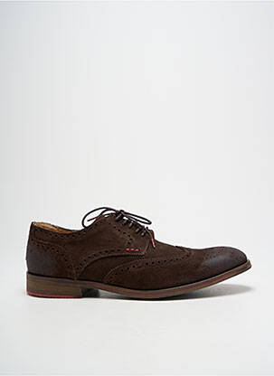 Derbies nubuck talon bas marron KICKERS homme