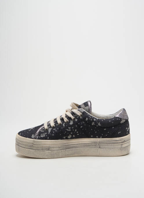 Baskets plateforme talon de 4 à 6cm noir NO NAME femme