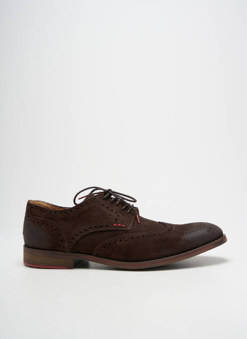 Derbies nubuck talon bas marron KICKERS homme