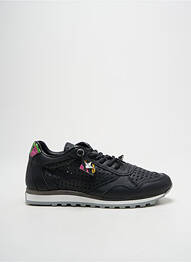 Baskets fermeture elastique talon plat jusqu'à 3cm noir CETTI femme