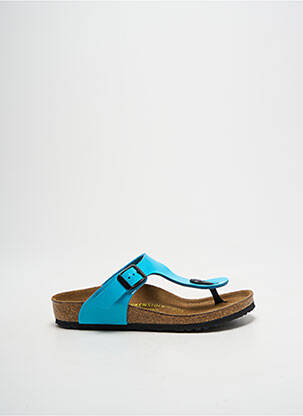 Tongs bout ouvert bleu BIRKENSTOCK enfant