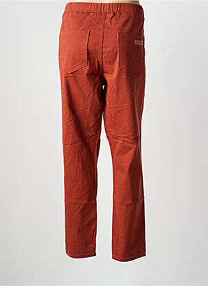 Pantalon slim taille élastique taille normale orange LA FIANCEE DU MEKONG femme