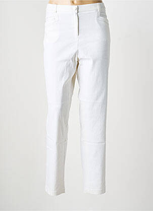 Pantalon slim taille élastique taille normale blanc LA FIANCEE DU MEKONG femme