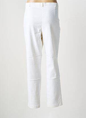 Pantalon slim taille élastique taille normale blanc LA FIANCEE DU MEKONG femme