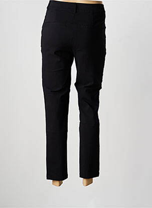 Pantalon chino tissage popeline taille normale noir CULTURE femme